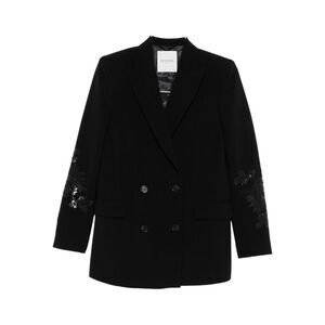 Ermanno Women Embroidered Double-Breasted Jacket